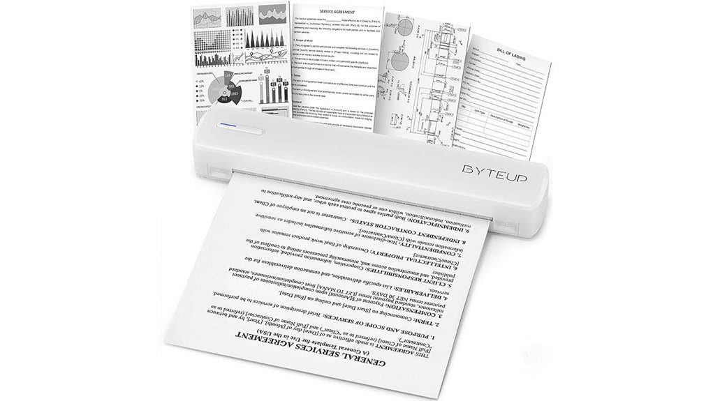 portable bluetooth thermal printer