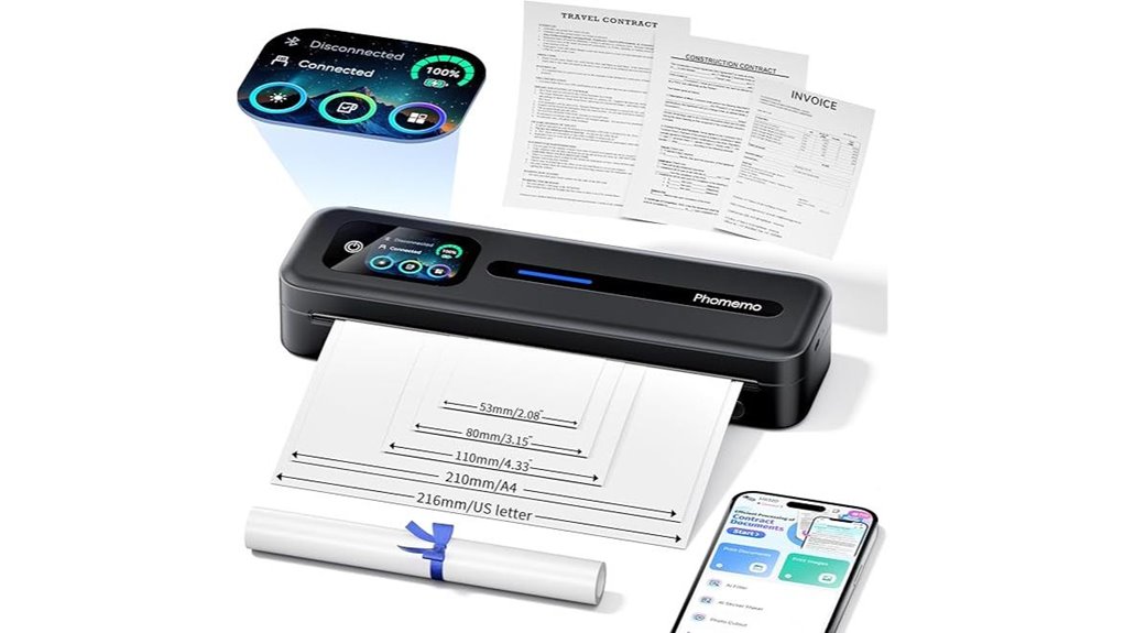 portable bluetooth thermal printer