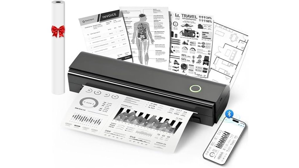 portable bluetooth thermal printer