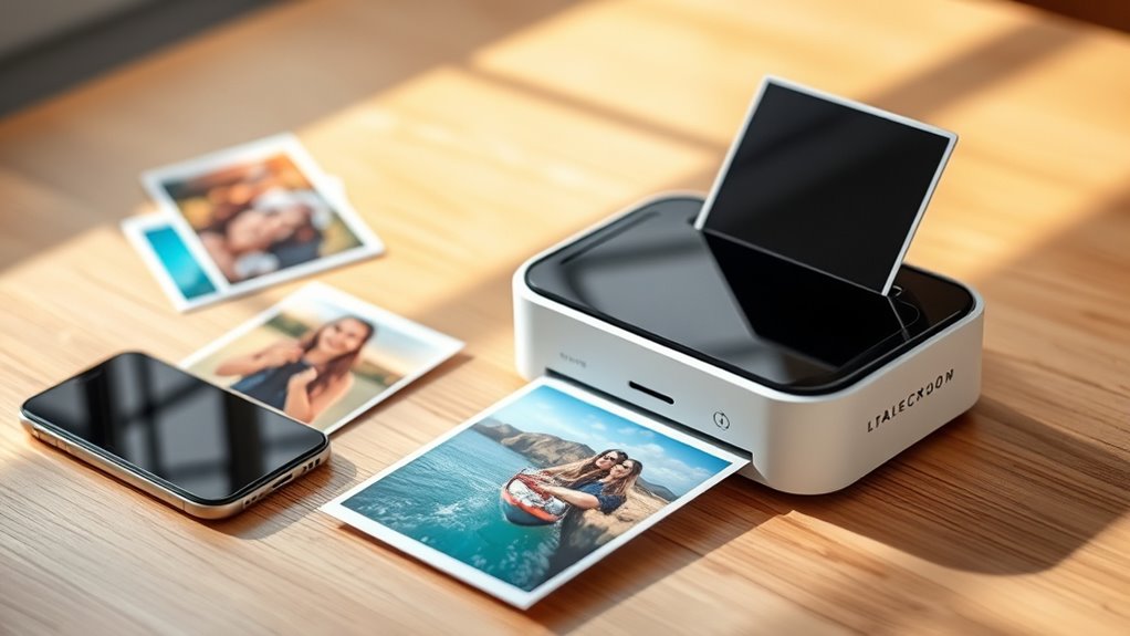 portable connected high quality printing
