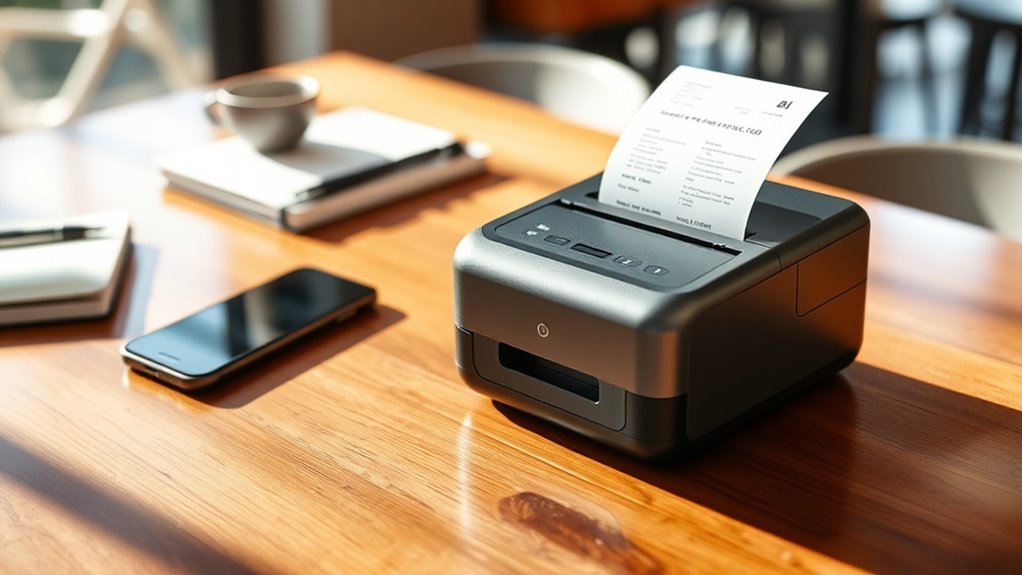 portable thermal printer considerations