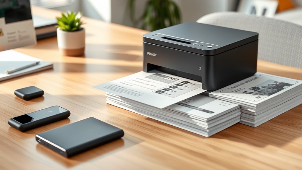 portable thermal printer features