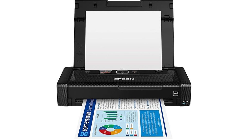 portable wireless color printer