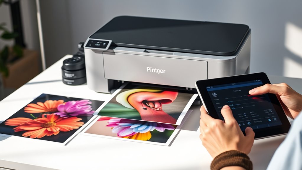 print quality and media options