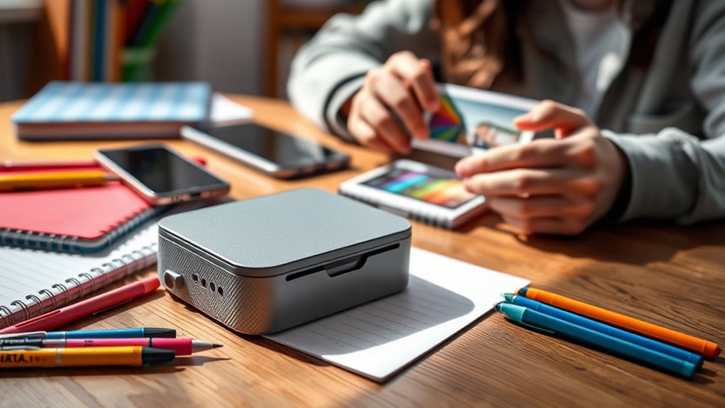 print quality and portability