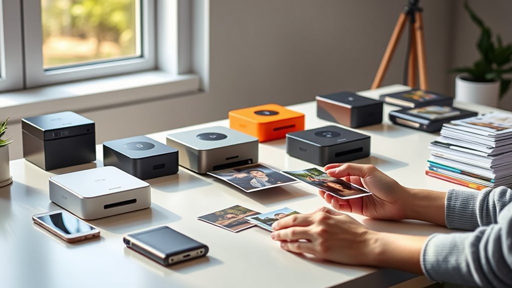 print quality and portability