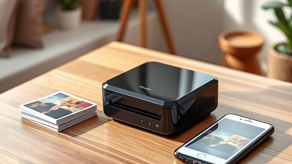 print quality and portability