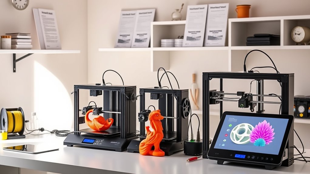 print speed and material range