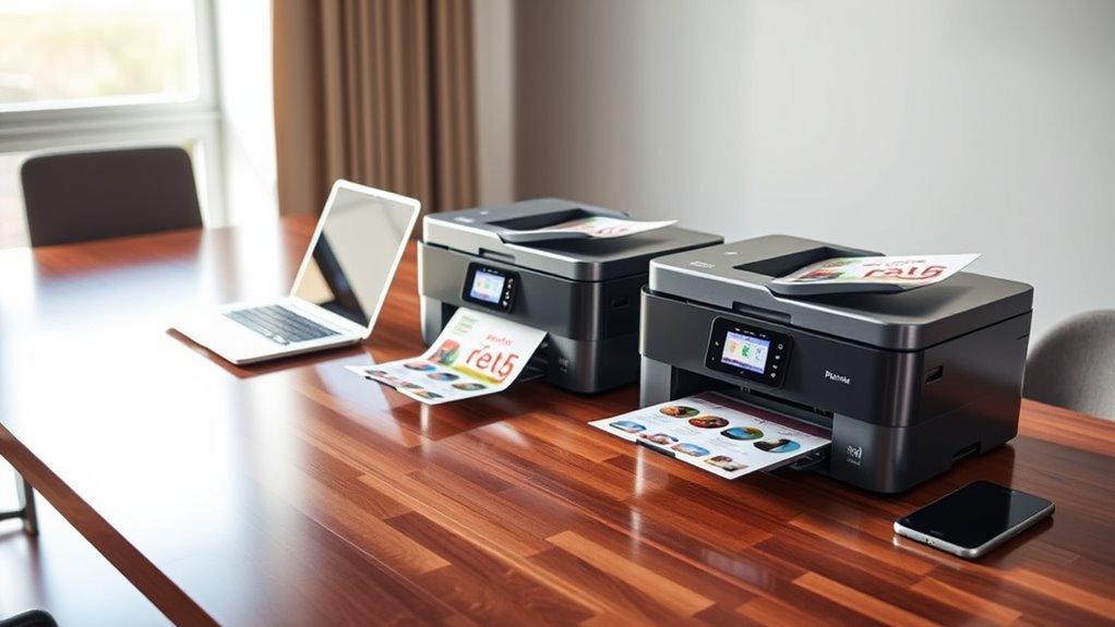 print speed connectivity options