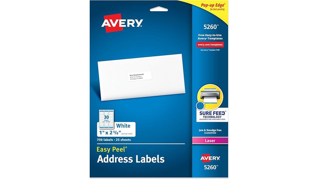 printable easy peel labels