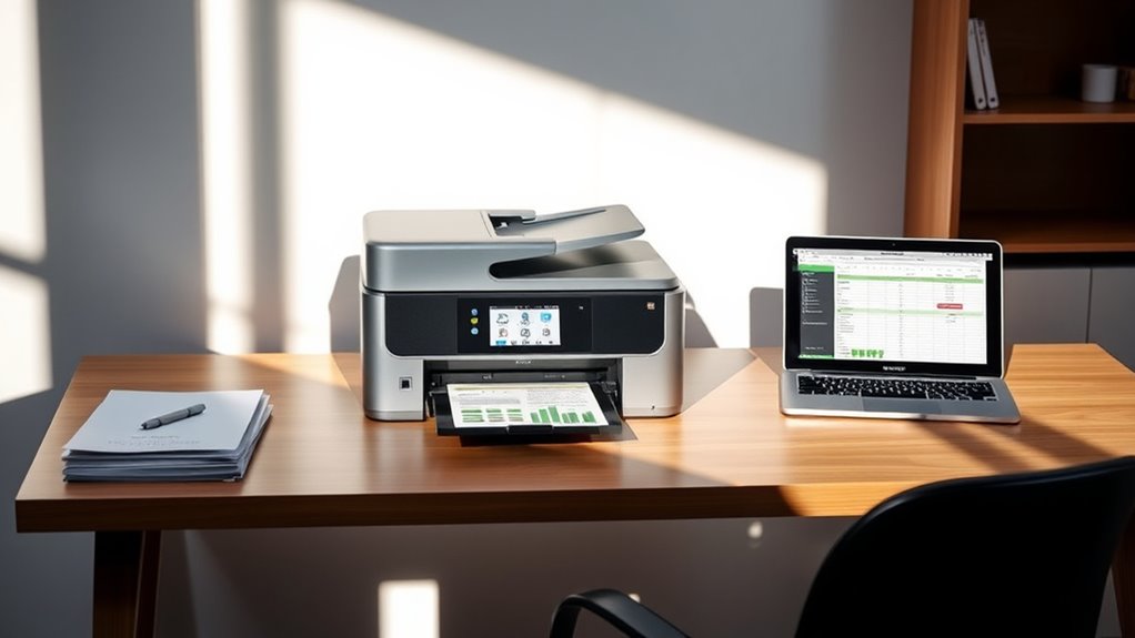 printer features and capacity