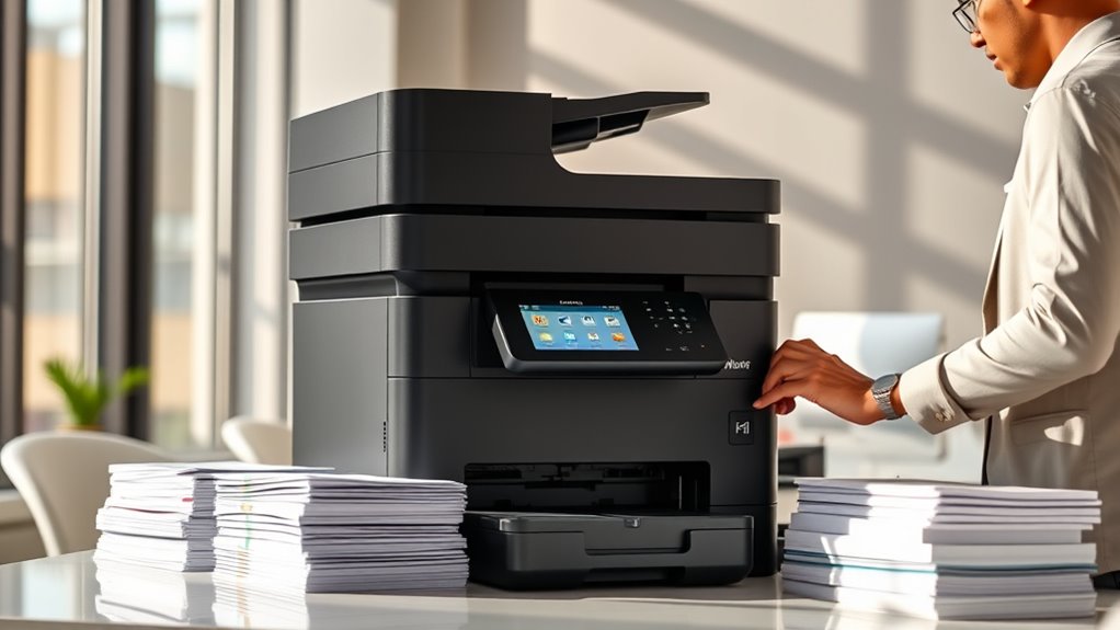 printer features and capacity