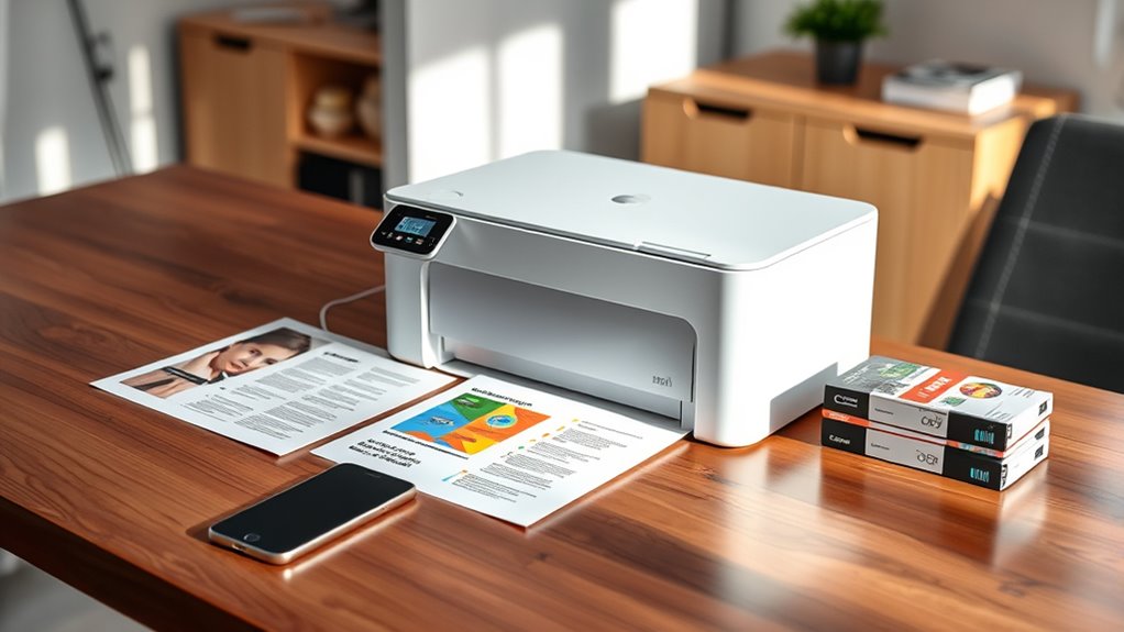 printer features and capacity