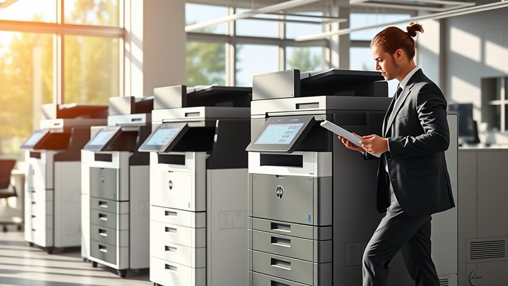 printer features and costs