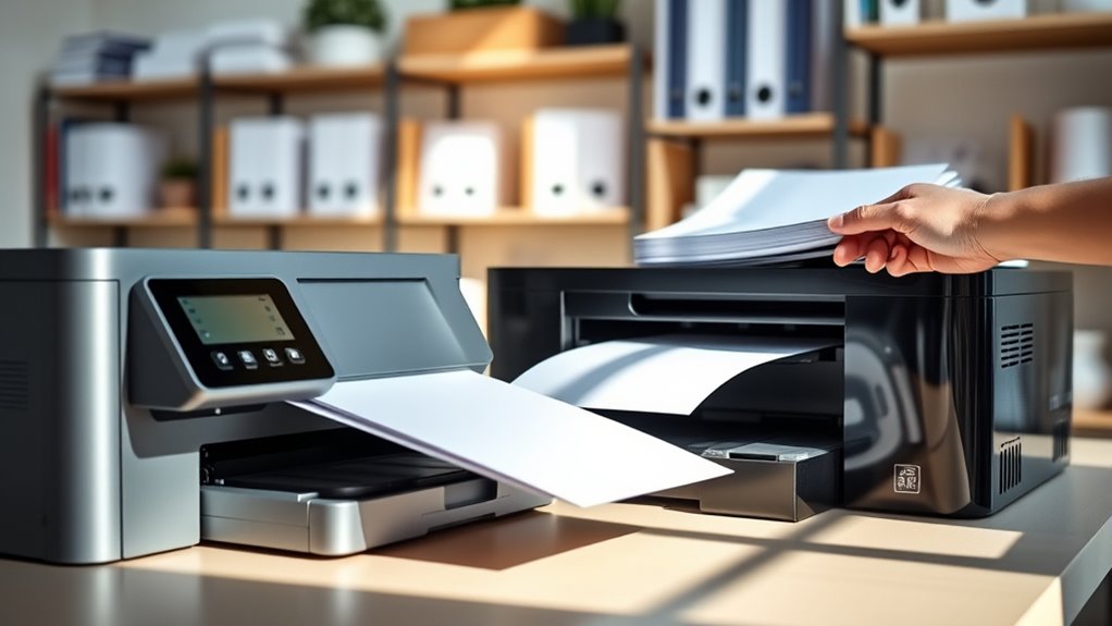 printer features and options