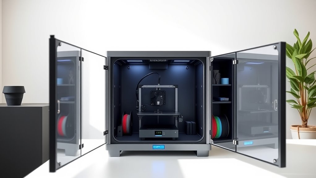 printer storage and protection