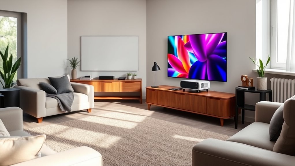 projection distance and quality