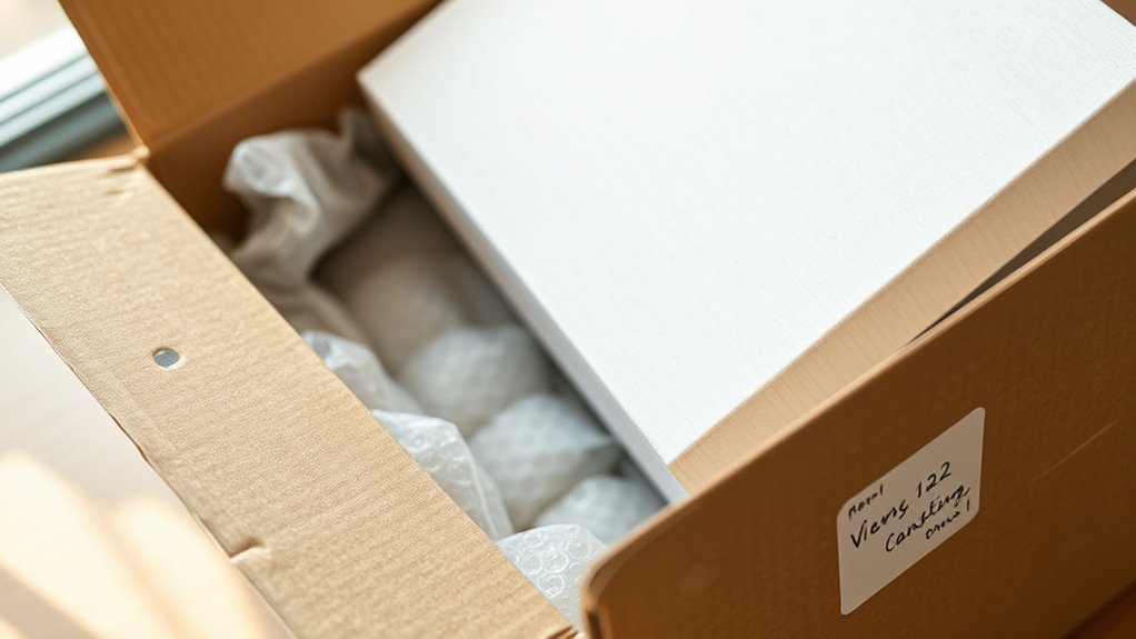 protect pad label transport