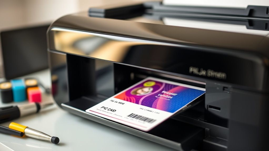 pvc card printing features