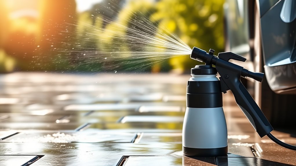 select suitable adjustable sprayer