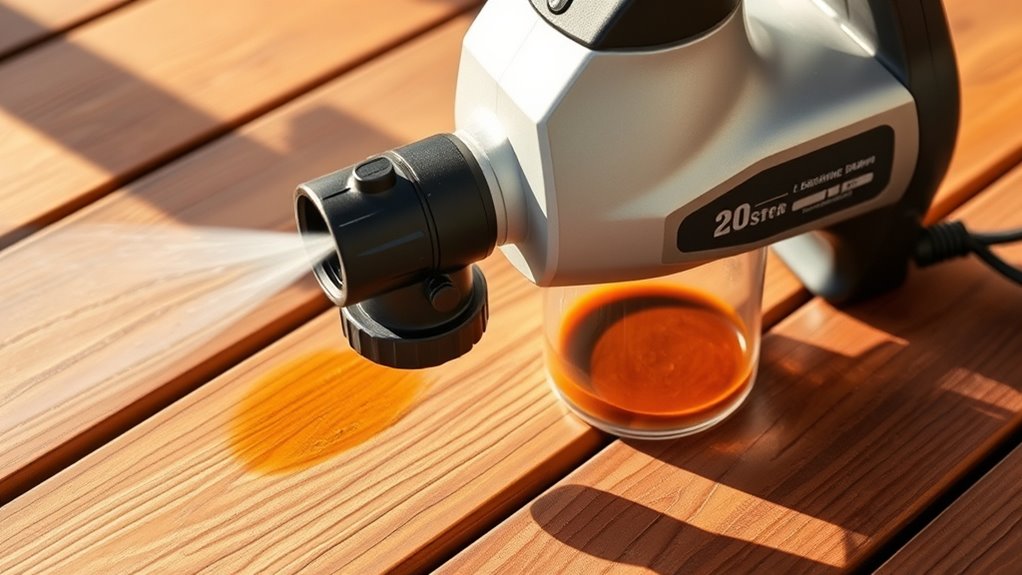 spray options and maintenance