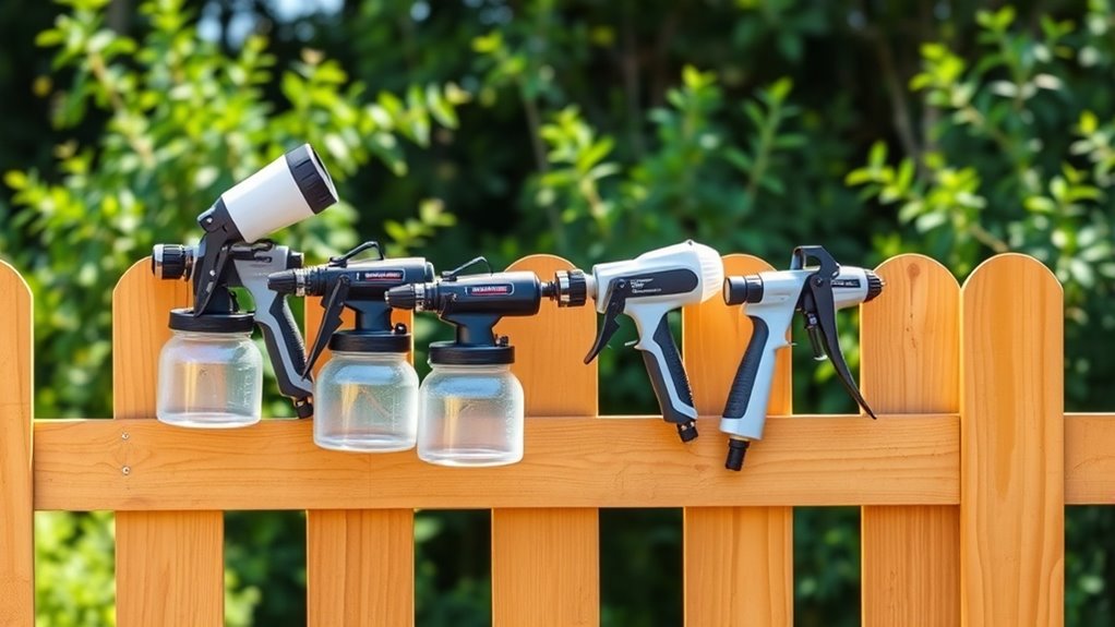 spray options and portability