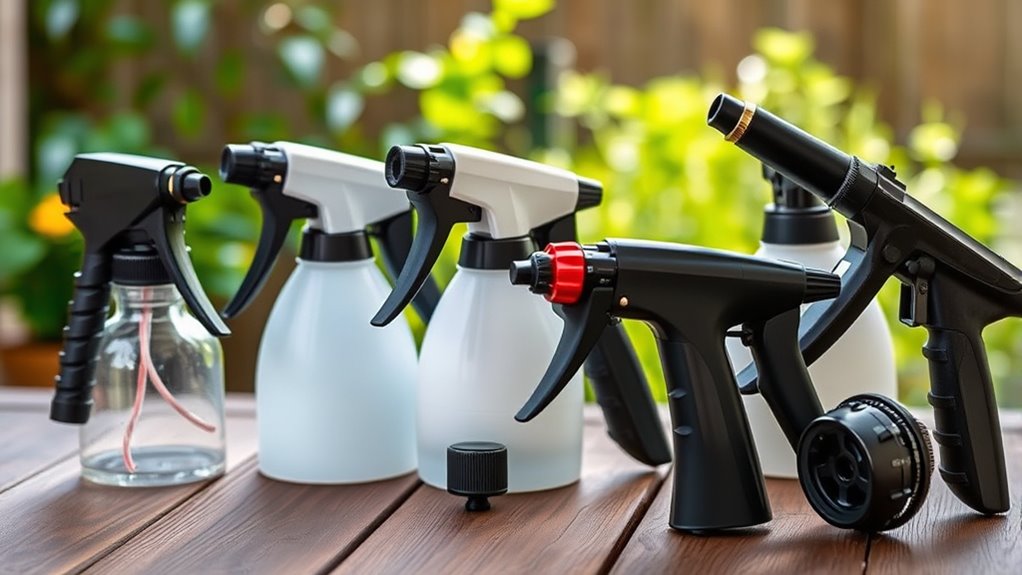 spray options capacity durability