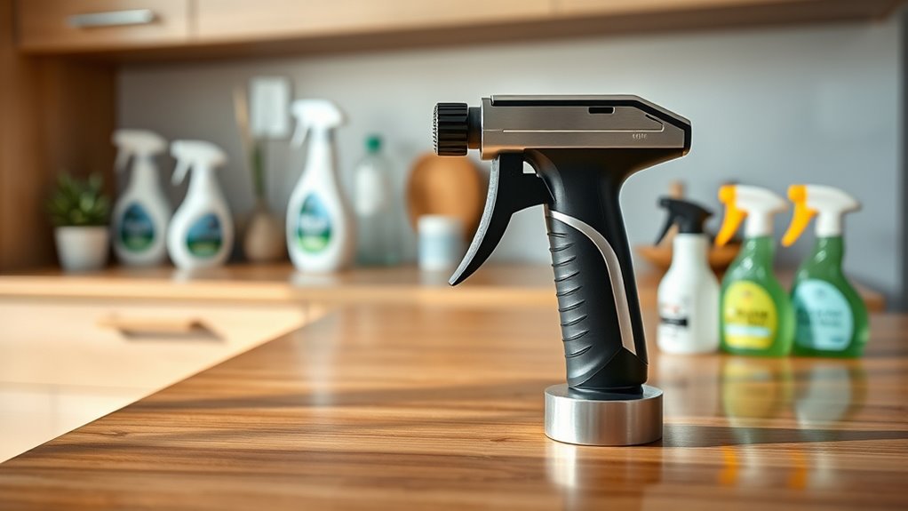 spray options cleaning ease
