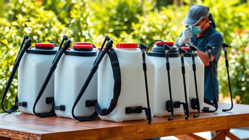 sprayer features and comfort