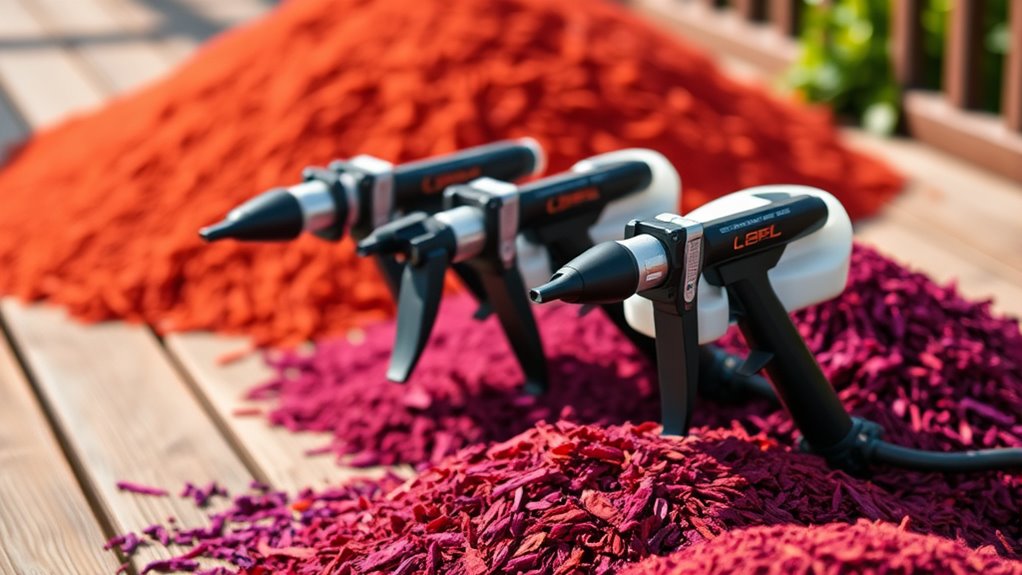 sprayer features for mulch