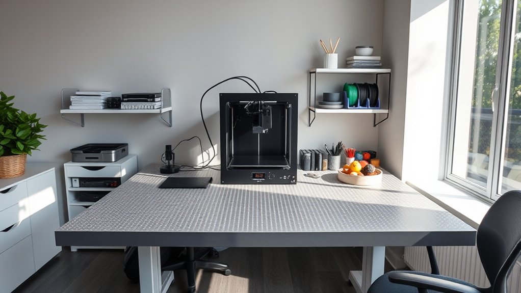 stable organized durable workspace