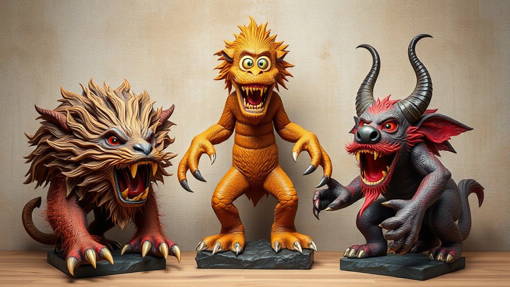 three famous wild creature artworks