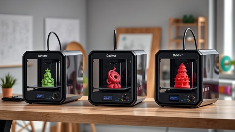 top 3 davinci 3d printers