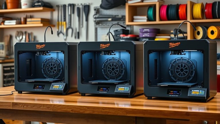 top 3 milwaukee packout 3d printers