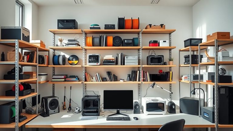 top 3d printer shelves