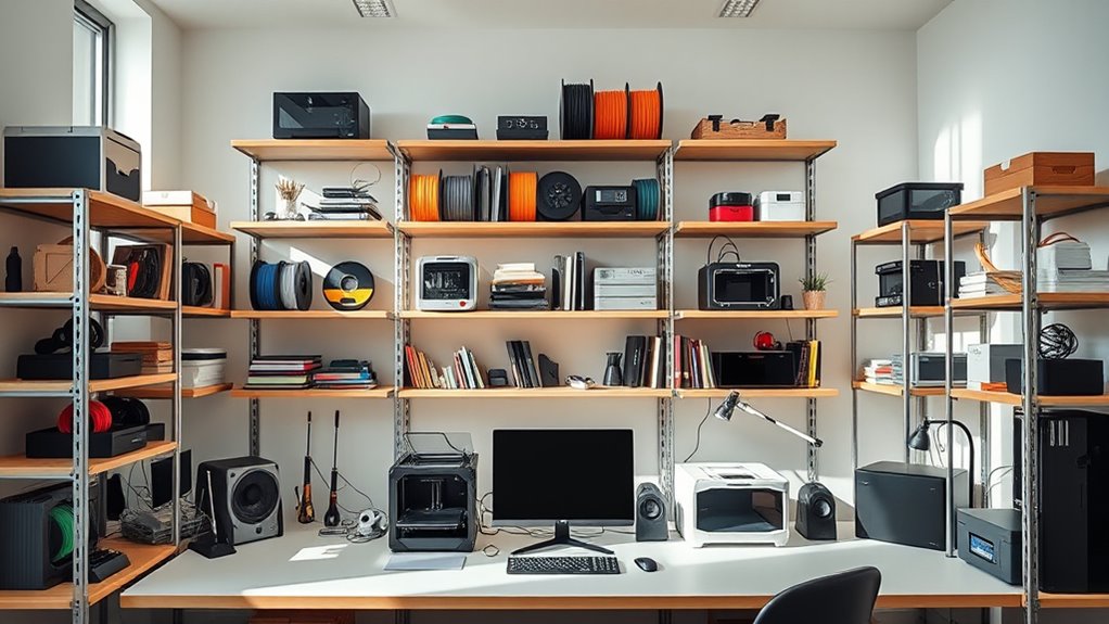 top 3d printer shelves