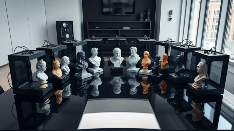 top 3d printers statues