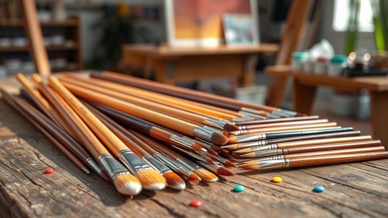 top acrylic paint brush picks