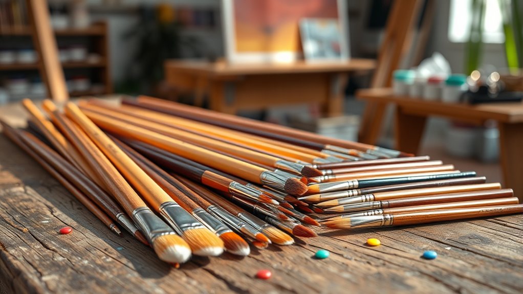 top acrylic paint brush picks