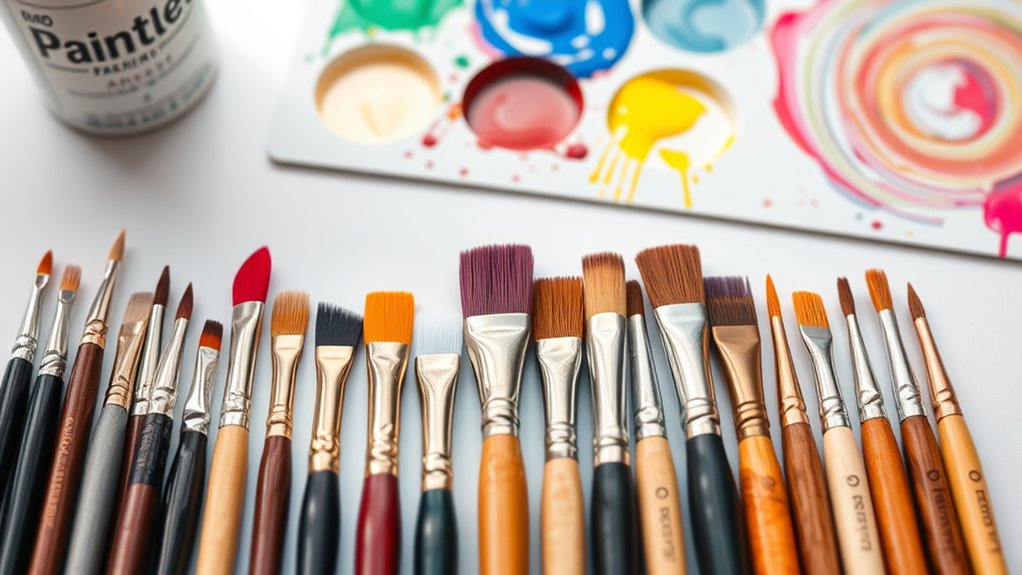 top acrylic paint brushes