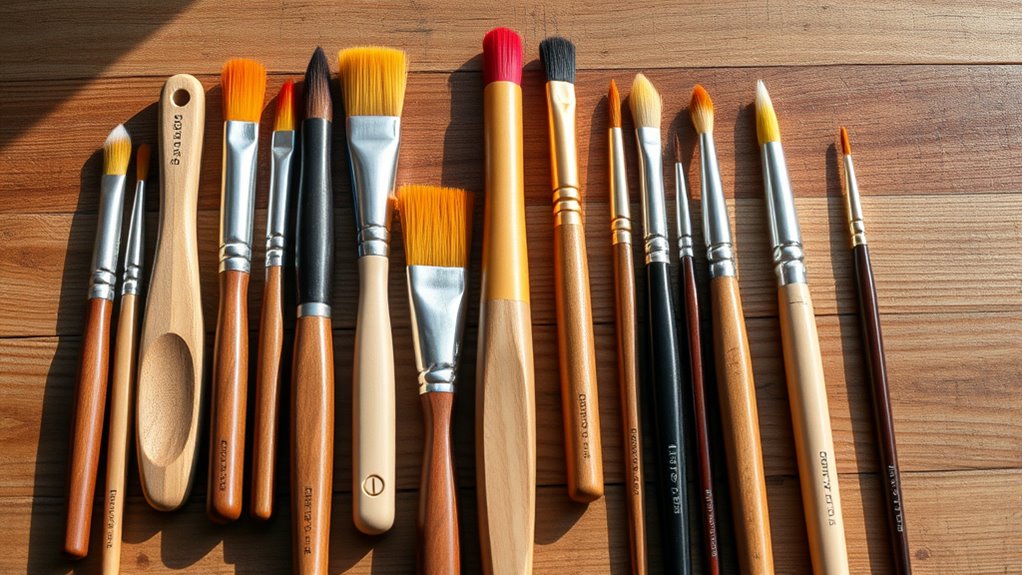 top acrylic paint brushes
