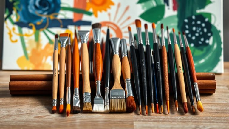 top acrylic painting brushes