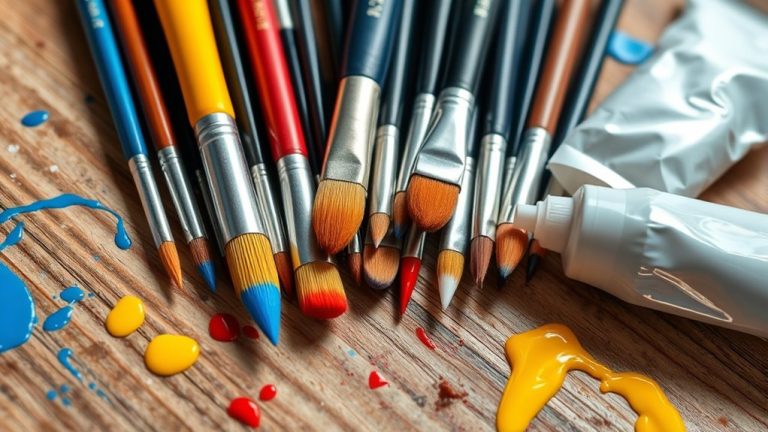 top acrylic painting brushes
