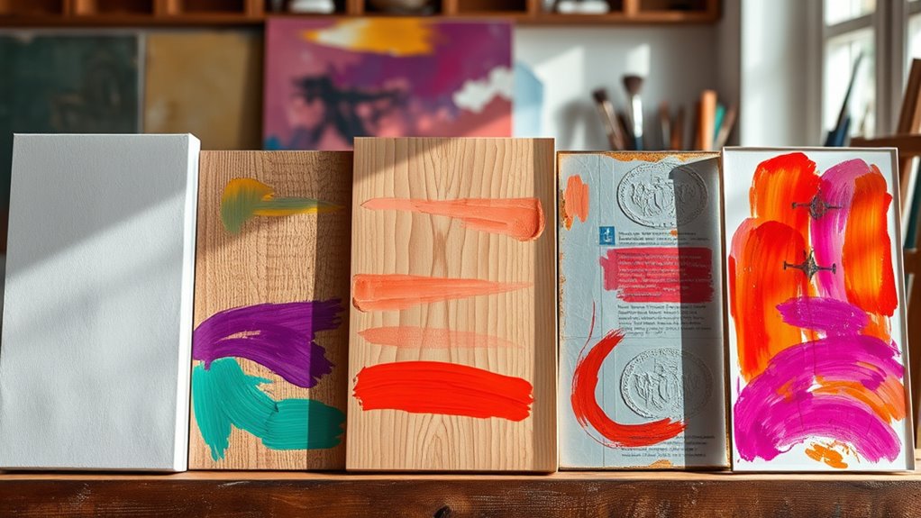 top acrylic painting surfaces