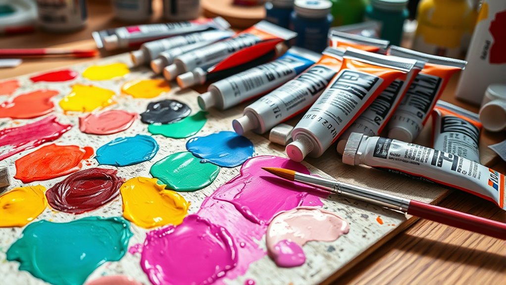 top acrylic paints list