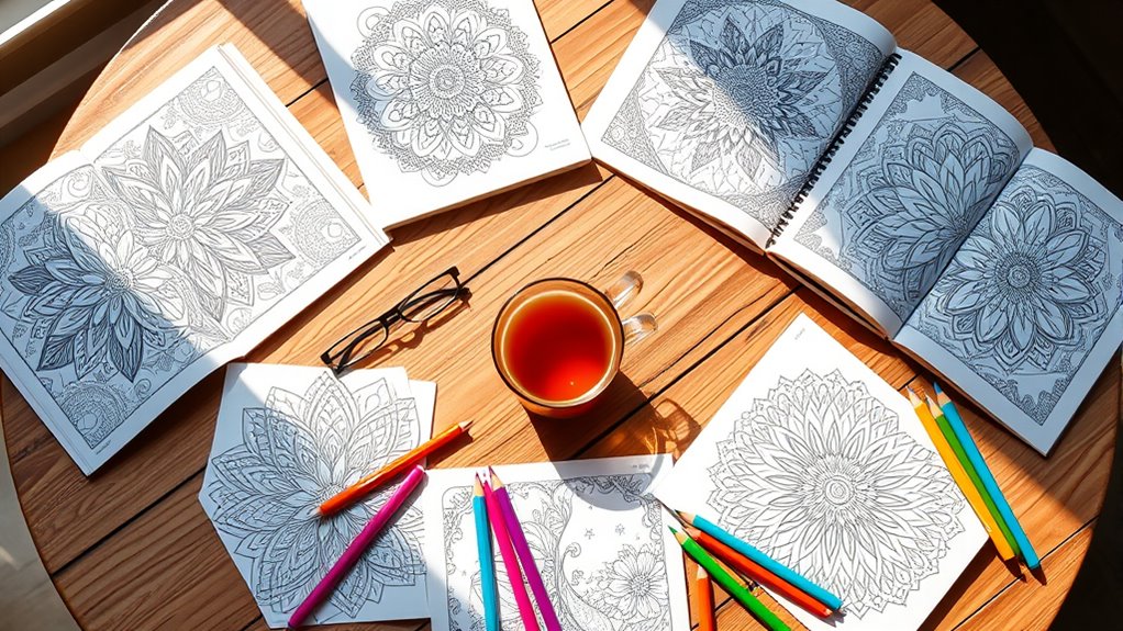 top adult coloring books