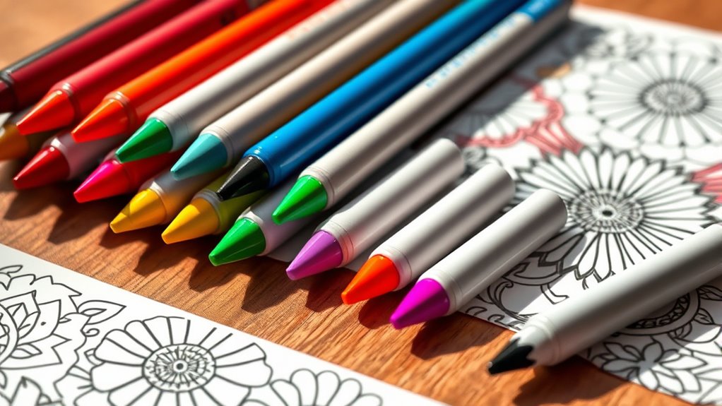 top adult coloring markers