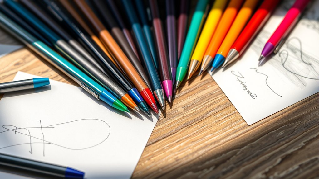 top art pen selections