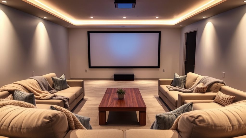 top basement projector selections