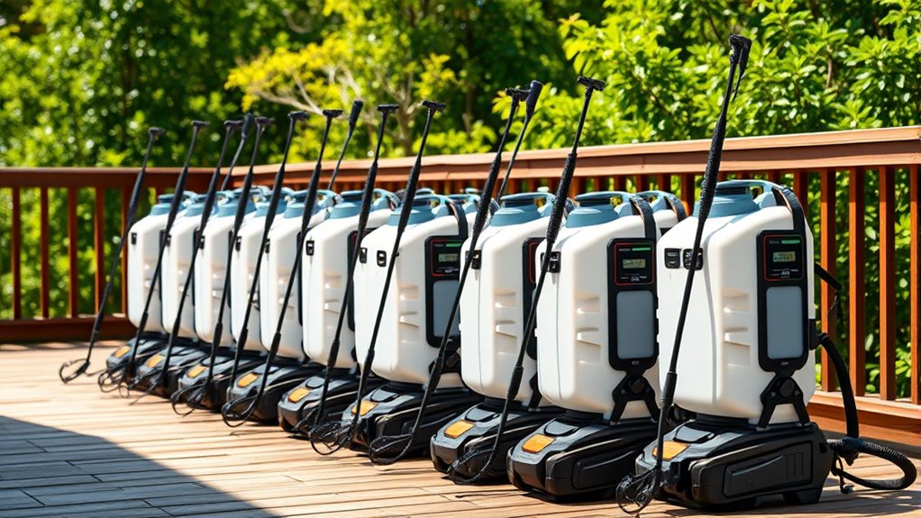 top battery backpack sprayers